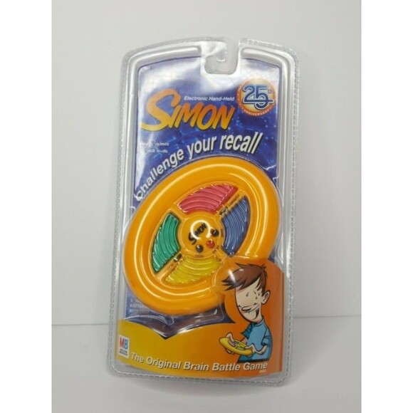 Simon Electronic Hand Held Game Original Brain Battle Game Milton Bradley NEW - Picture 1 of 2
